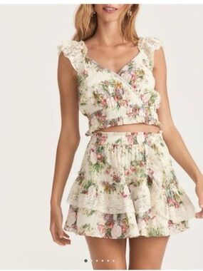 LoveshackFancy Agnessa skirt and top set